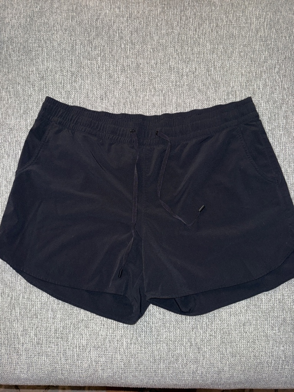 Eddie Bauer Black Women's Athletic Drawstring Shorts